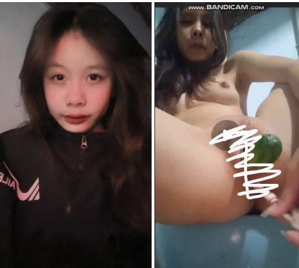 Секс, ученица, исследует киви, чтобы заняться любовью